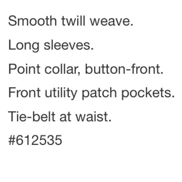 NWT Gap Women’s Utility Shirtdress - Picture 3 of 5